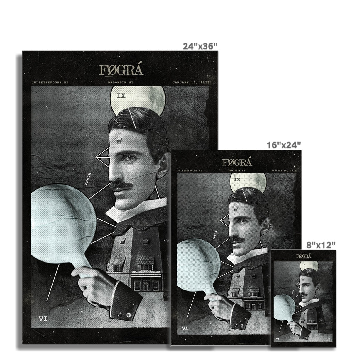 TESLA Fine Art Print