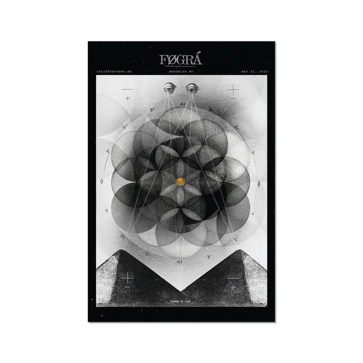 FLOWER OF LIFE Fine Art Print