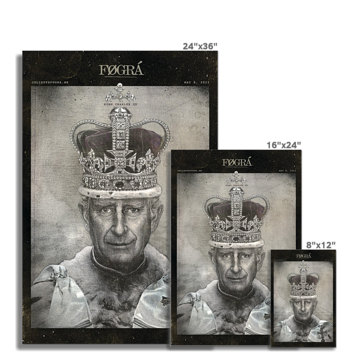KING CHARLES THE III Fine Art Print