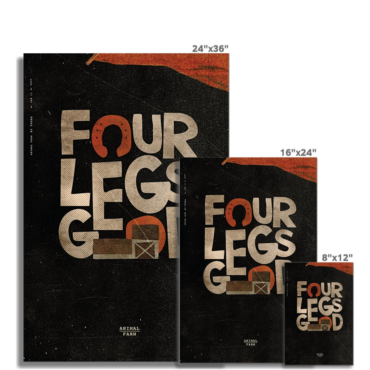 FOUR LEGS GOOD Fine Art Print
