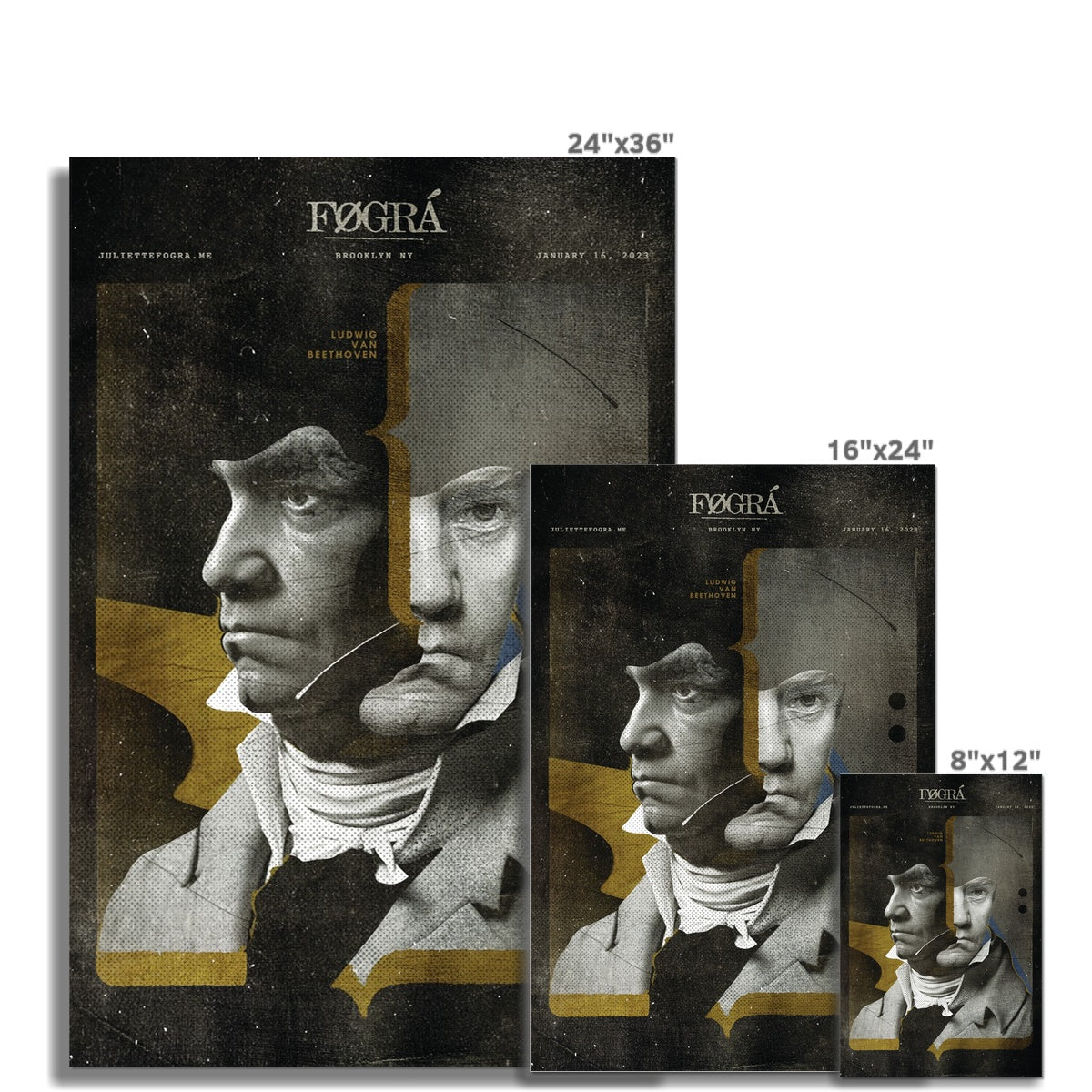 BEETHOVEN Fine Art Print