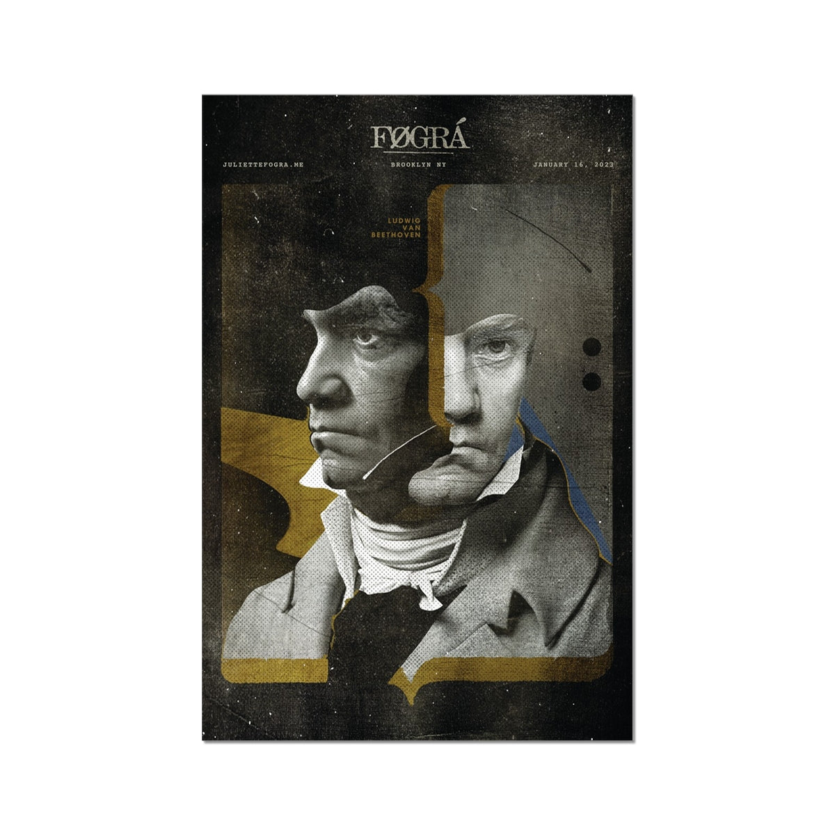 BEETHOVEN Fine Art Print