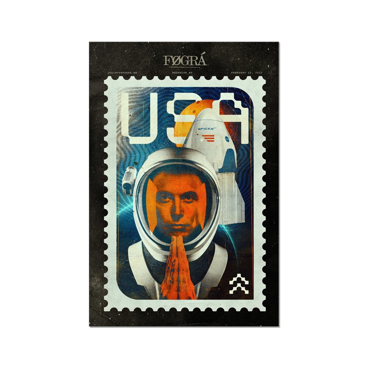 ELON USA Fine Art Print