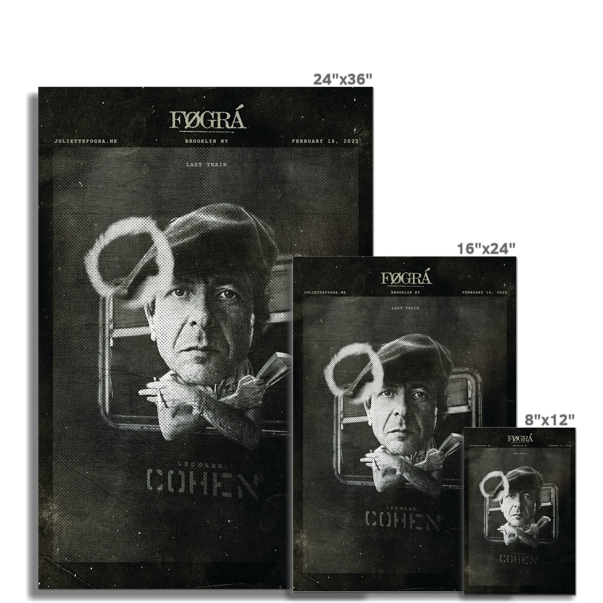 LEONARD COHEN Fine Art Print
