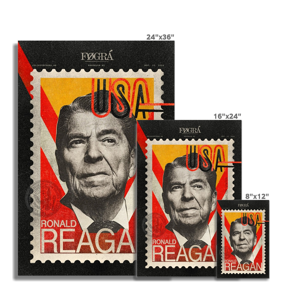 REAGAN Fine Art Print