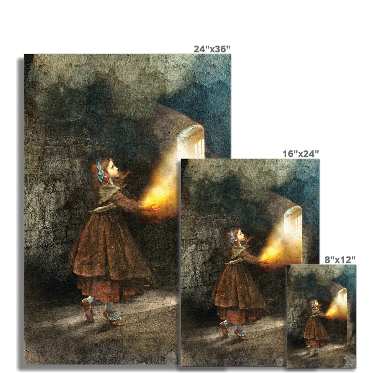 RUNNING FROM YESTERDAY Fine Art Print