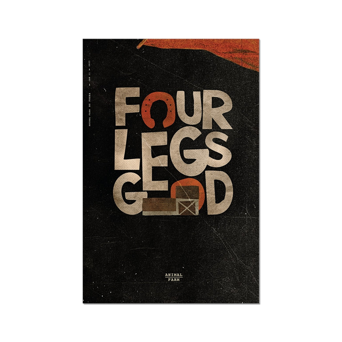 FOUR LEGS GOOD Fine Art Print