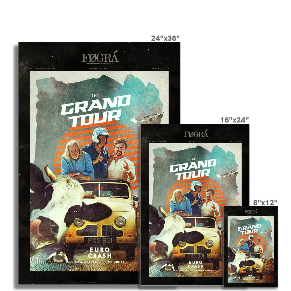 GRAND TOUR - EUROCRASH Fine Art Print