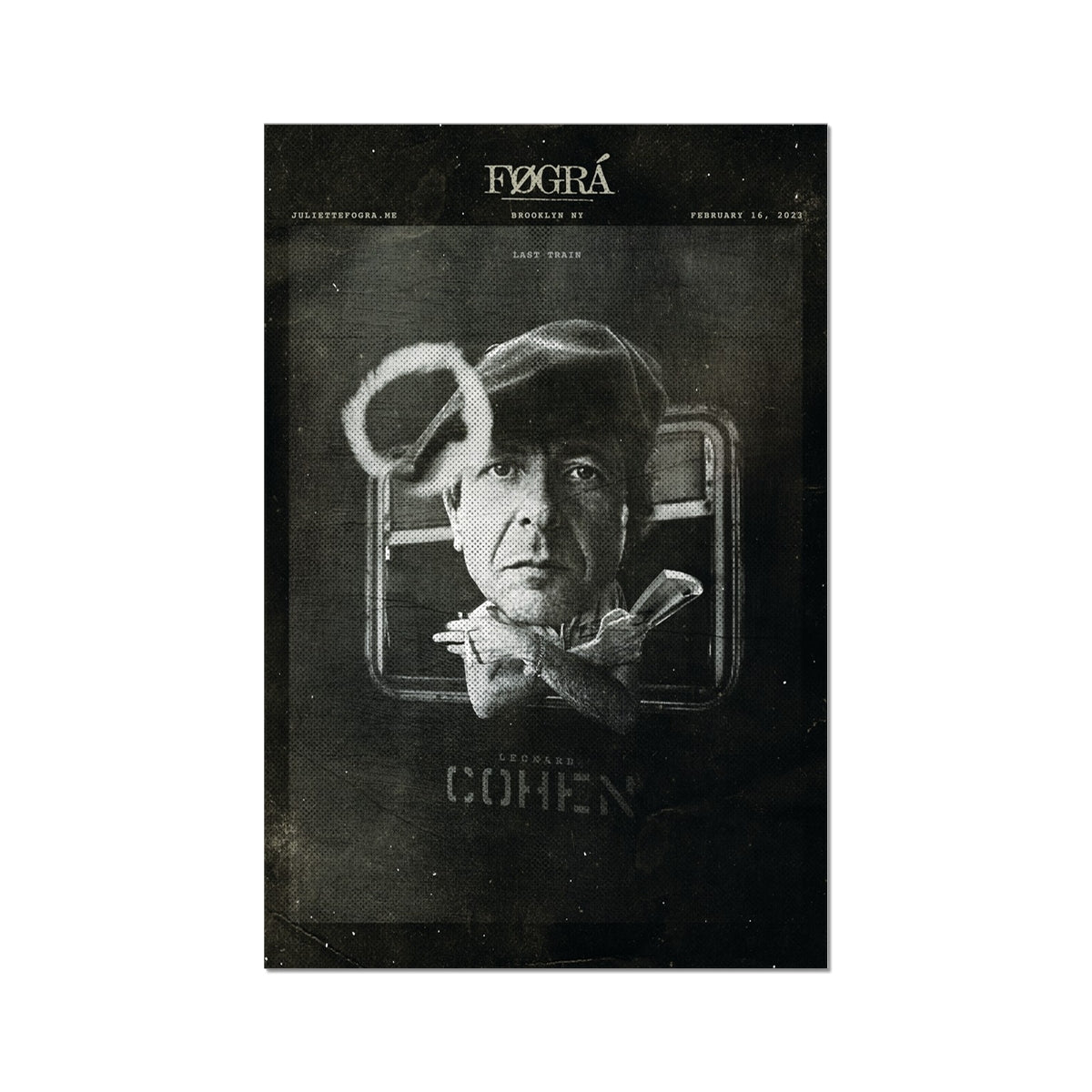 LEONARD COHEN Fine Art Print