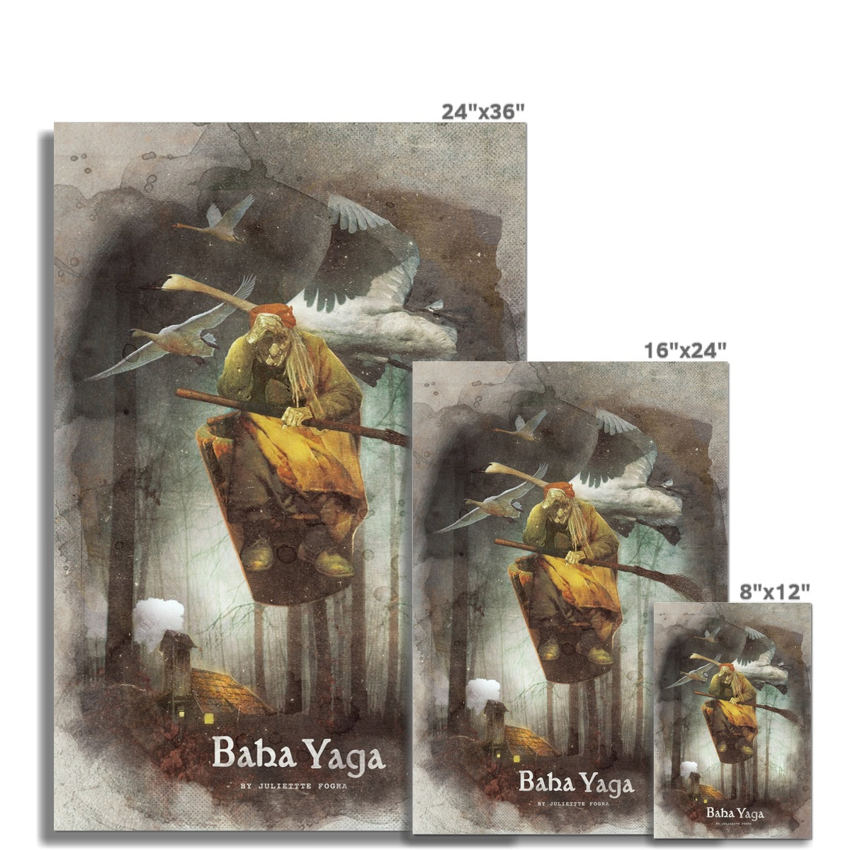Baba Yaga Fine Art Print