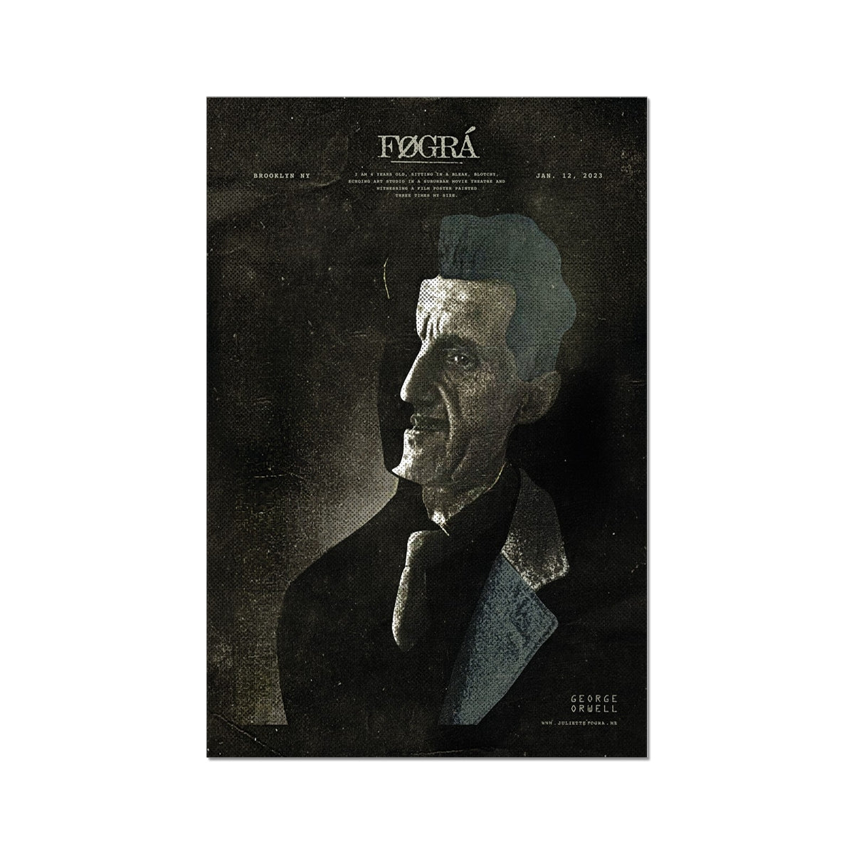 GEORGE ORWELL Fine Art Print
