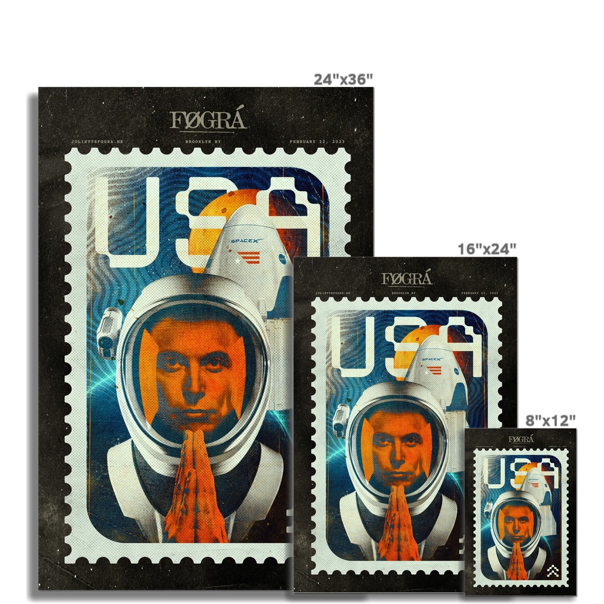 ELON USA Fine Art Print