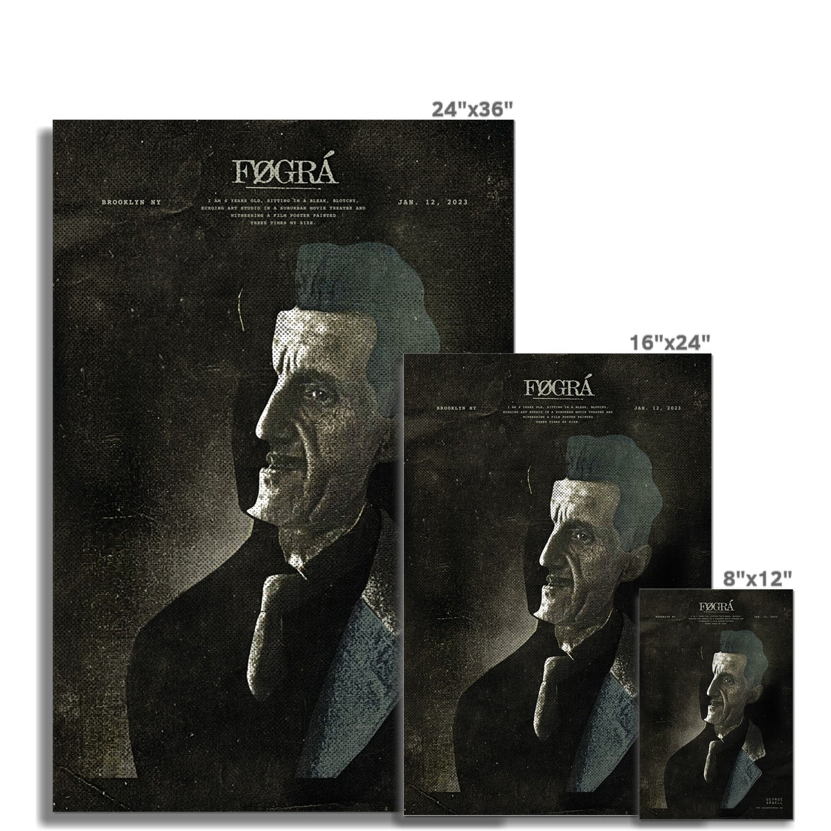 GEORGE ORWELL Fine Art Print