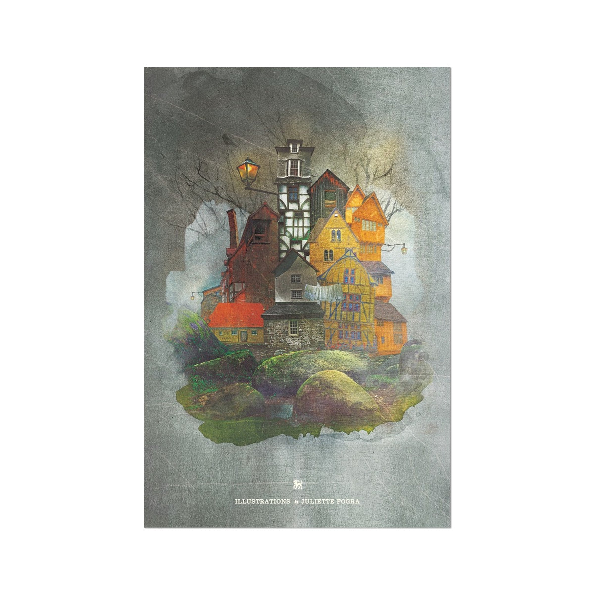 Grumpy Village Fine Art Print