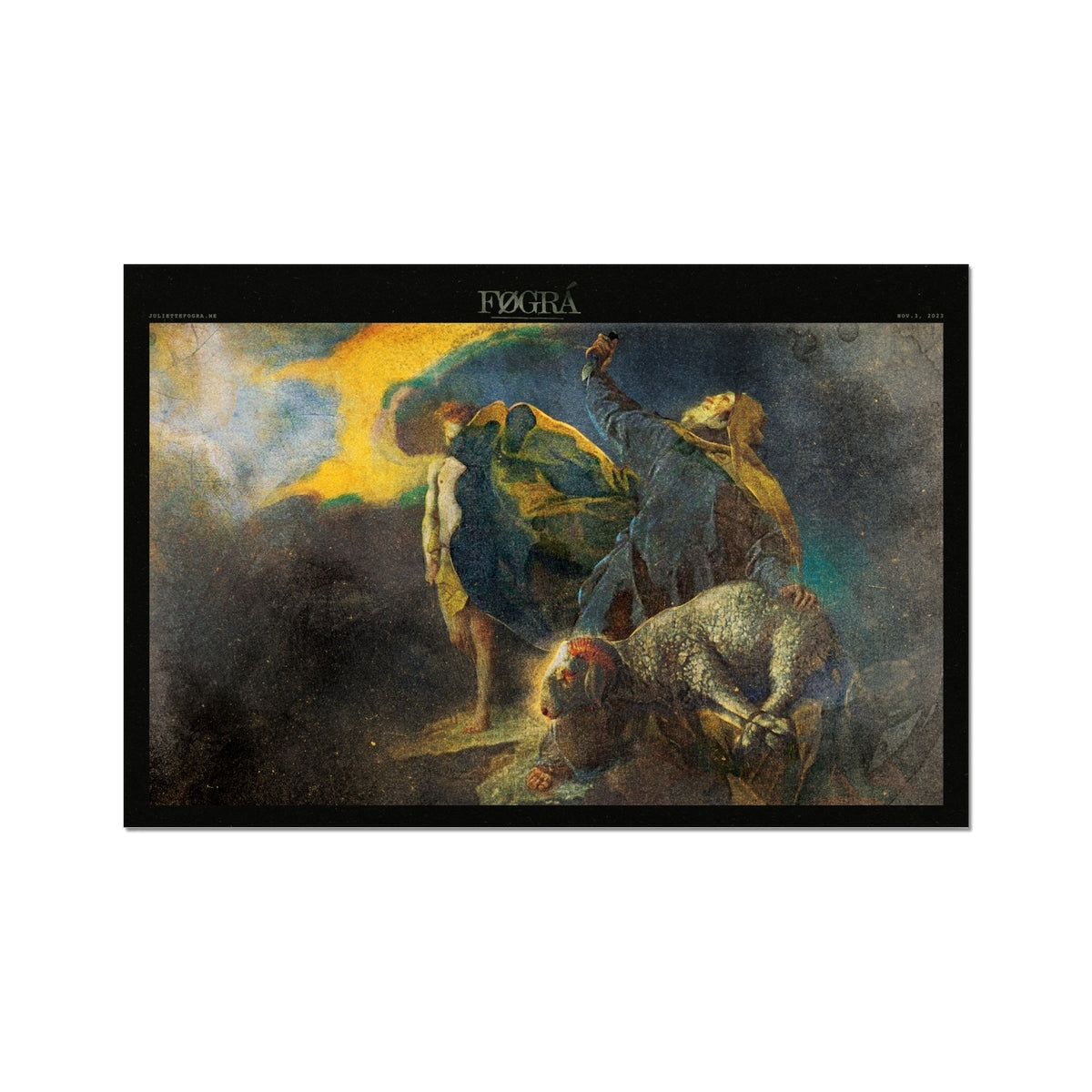 ABRAHAM & ISAAC Fine Art Print