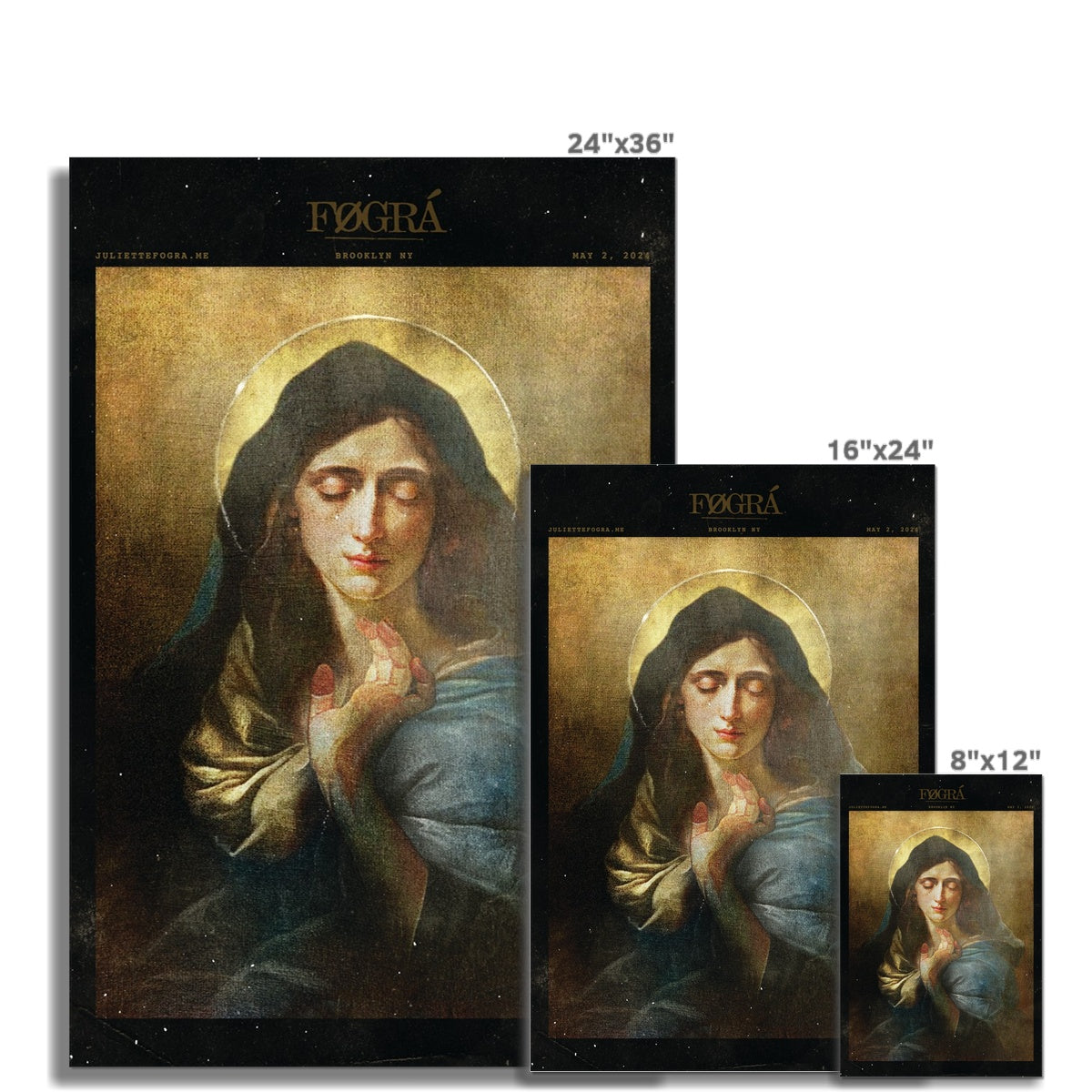 VIRGIN MARY Fine Art Print